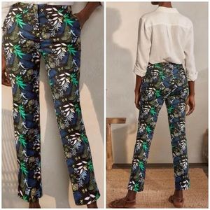 Boden Richmond 7/8 Ankle Pant Safari Fern Black Size 2P